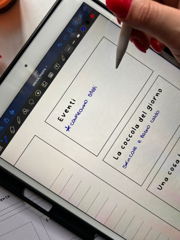 elenca respira planner giornaliero non datato con to do list