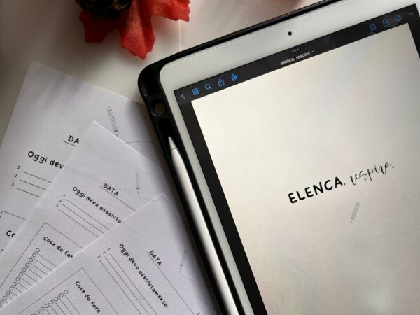 elenca respira planner giornaliero non datato con to do list