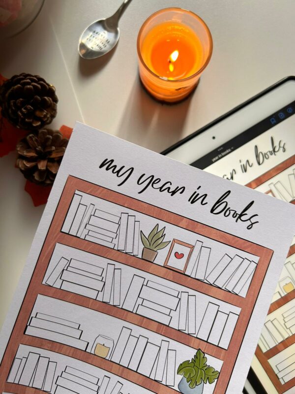 year in books tracker dei libri da leggere in un anno per agenda e bullet journal