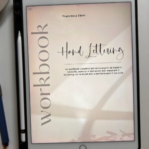 Workbook Hand Lettering con le Brush Pen esercizi per principianti