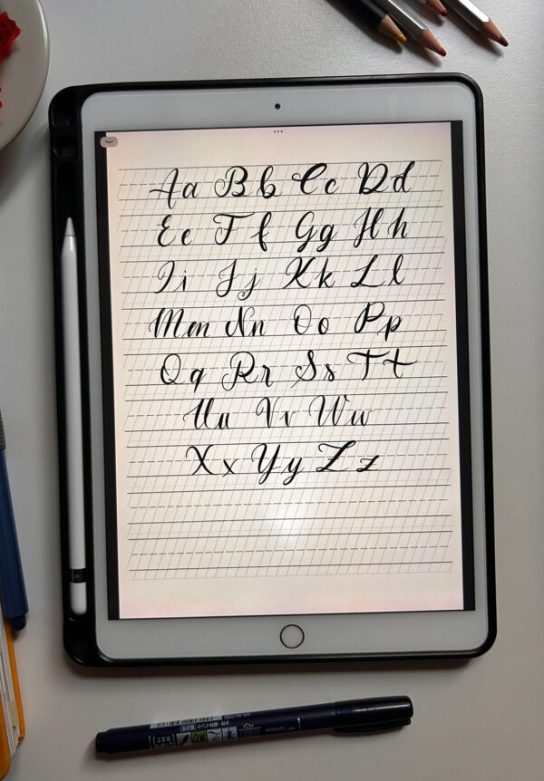 Workbook Hand Lettering con le Brush Pen esercizi per principianti